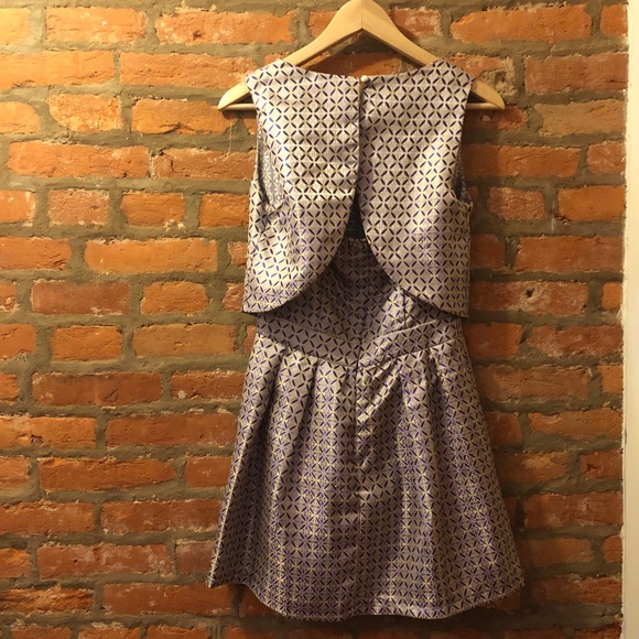 Willa Purple Party Dress - Picture 2 of 7